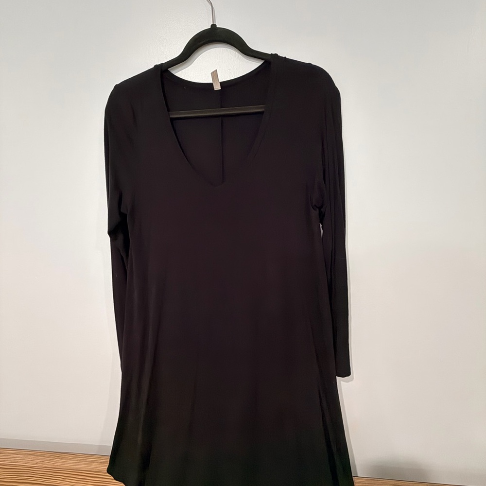 Brooke and Emma Black Long Sleeve Dress